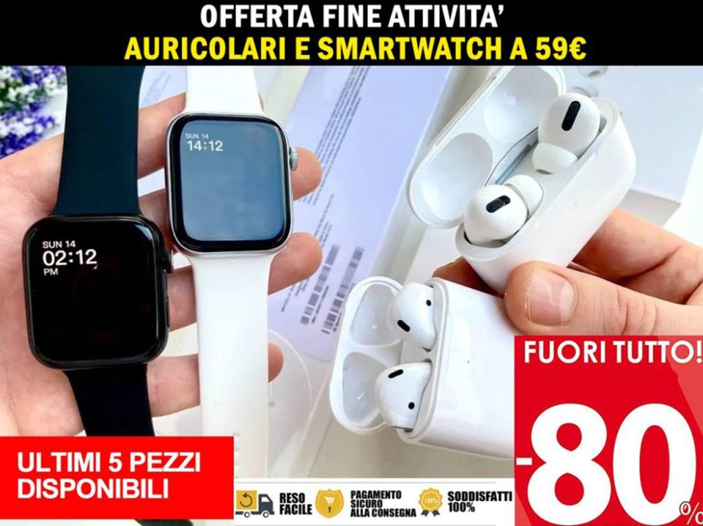 Smartwatch pagamento hot sale alla consegna